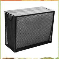 ราคา กล่องแฟ้มตาข่าย ลังแฟ้มโลหะจัดระเบียบโต๊ะที่ใส่นิตยสารพร้อมโฟลเดอร์แขวน 5 ชิ้นรวม bigocean pxa3 (48058796524)