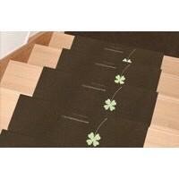 ราคา 55x22cm Stair Mats Rectangle ปูพรมพรมกันลื่นแผ่นส่องสว่างใบพรมปูพื้นกันลื่นสำหรับติดบันได (2269909839)