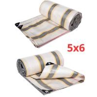 ราคา ผ้าใบกันฝน ขนาด5x6 5x8 8x12เมตร มีเจาะตาไก่ กันสาดบังแดดฝน ผ้ายางกันแดดฝน ผ้าใบกันน้ำ (26901919667)