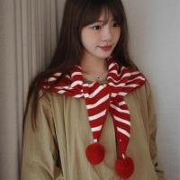 ราคา ผ้าพันคอกลมทรงสามเหลี่ยมลายถักเหมือนขนสัตว์สำหรับฤดูเย็นและหน้าหนาว พร้อมใช้เป็นเสื้อคลุมไหล่ (52450955867)