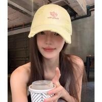 ราคา หมวกเบสบอลสำหรับผู้หญิง สไตล์ปีกกว้าง มีลายการ์ตูนแมวสีเหลืองน่ารักEmbroidered (27494419405)