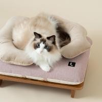 ราคา Pet Bed with Birch Wood Frame แบรนด์ Pettellyava จาก HK ที่นอนสัตว์เลี้ยง Hi End (46753010150)