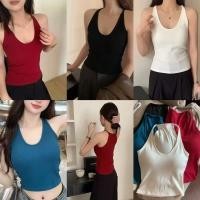 ราคา เสื้อกล้ามซับใน สีพื้น ทรงเข้ารูป เนื้อผ้ามีความยืดหยุ่น เข้ากับเสื้อผ้าได้ดี เสื้อกล้ามผู้หญิง สไตล์ลำลอง C003 (41672748699)