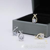 ราคา วันวาเลนไทน์ nnjew ต่างหู รุ่น Infinity Gleam ต่างหูแฟชั่น ผู้หญิง E001 (45254298927)
