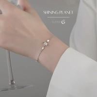 ราคา GLAMOR สร้อยข้อมือ Shining planet กําไลนําโชค กําไลสวยๆ กำไลเพชร สร้อยข้อมือเพชร กําไลเงิน ข้อมือ S033 (45558127202)