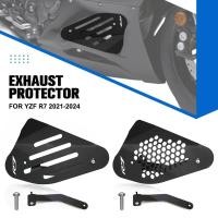 ราคา สําหรับYamaha YZF R7 2021 2025 ท่อไอเสียด้านหน้าGuard Cover Shieldป้องกันรถจักรยานยนต์อุปกรณ์เสริมAluminium YZFR7 (50307269793)