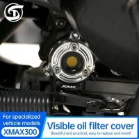ราคา ภาพเครื่องยนต์กรองน้ํามันสําหรับ Yamaha XMAX 300 250 125 400 XMAX250 XMAX300 2017 2025 รถจักรยานยนต์ดัดแปลง (48354843536)