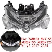 ราคา NVX155 2024 รถจักรยานยนต์ LED HeadLight Assembly ไฟหน้าสําหรับ YAMAHA NVX 155 AEROX155 AERON125 V1 V2 AEROX NVX 155 125 2017 2022 (45457082257)