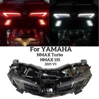 ราคา สําหรับ YAMAHA Nmax 2025 Turbo ดัดแปลง Mtorcycle อะไหล่ด้านหลัง Taillamp JPA Taillamp สีแดงสีขาวด้านหลังไฟท้าย Nmax155 Tech Max (42410416622)