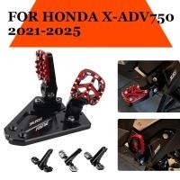 ราคา 2025 X ADV รถจักรยานยนต์ CNC ด้านหลังเหยียบขาตั้งเท้าพับผู้โดยสาร FootPegs สําหรับ HONDA XADV 750 XADV750 2022 (45401701861)