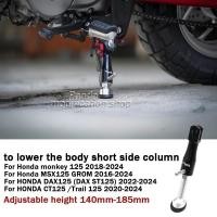 ราคา สําหรับ Honda MONKEY125 CT125 Trail 125 GROM MSX125 DAX125 อุปกรณ์เสริมรถจักรยานยนต์เพื่อลดร่างกายคอลัมน์ด้านข้างสั้น (43629389909)