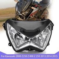 ราคา ไฟหน้ารถจักรยานยนต์ไฟหน้าไฟหน้าสําหรับ Kawasaki Z800 Z250 2013 2016 Z300 2015 2016 Faro De La Motocicleta (51405744279)