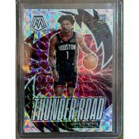 ราคา 2023 24 Panini Mosaic 12 Amen Thompson Thunder Road Silver Prizm RC (54108563278)