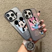 ราคา สําหรับvivo X100 X90 X80 V30 V29 V27 V25 V23 V20 Pro V25e V23Eเคสโทรศัพท์คู่Mickey Minnieสีเงินสองชั้นกันกระแทกปกอ่อน (27801895978)