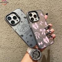 ราคา SAMSUNG สําหรับsamsung Galaxy S24 S23 S22 S21 S20 Plus Ultra S23 S21 FE J2 J7 Prime A7 2018 เคสโทรศัพท์สีดําสีชมพูBowknotสีเงินสองชั้นกันกระแทกปกอ่อน (27553218404)