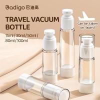 ราคา Badigo Badigao ขวดใส่ครีม ขวดแยก ขวดของสเปย์ ขวดปั๊มสูญญากาศ ขวดสเปรย์ ขวดสูญญากาศ สีใส 15ml 30ml 50ml 80ml 100ml (24339561639)