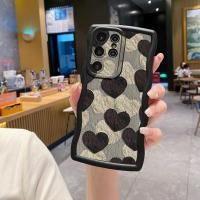 ราคา เข้ากันได้กับ Samsung Galaxy S25 S24 S23 Ultra S22 Plus Heart Flowers Wave Case Anti Drop Cover XBL (50455007077)