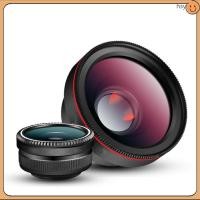 ราคา โทรศัพท์มือถือกล้องเลนส์ 0 45X Super Wide Angle Lens 12 5X Macro Lens Clip on 2 in 1 โทรศัพท์มือถือเลนส์สําหรับโทรศัพท์สมาร์ท สีดํา huyisheng (50259003234)