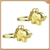 ราคา 2ชิ้นช้างพวงกุญแจโกลเด้นจี้โลหะปฏิบัติกุญแจรถเครื่องประดับตกแต่ง เฮ้เซิง (58058979251)