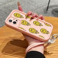 ราคา เคสสำหรับ VIVO Y75 Y55 5G Y55s Y33s Y33e Y30 5G Y52T T1 5G เคสโทรศัพท์รอยยิ้มสามสีซิลิโคนเชือกแขวนกันกระแทก (52855678140)