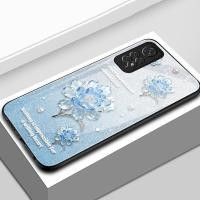 ราคา เคสสำหรับ Xiaomi Redmi Note 11 4G Note 11s Note 11 Pro 5G เคสโทรศัพท์ดอกไม้ไข่มุกเปลือกแก้วกันกระแทก (41075300127)