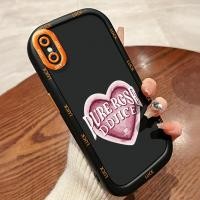 ราคา เคสสำหรับ iPhone X Xs Xr Xs Max 7 Plus 8 Plus เคสโทรศัพท์รูปหัวใจซิลิโคนกันกระแทก (54156563569)