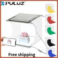 ราคา PULUZ 8 7 นิ้วแบบพกพา LED Photo Studio กล่องโต๊ะยิงกล่องไฟเต็นท์การถ่ายภาพมินิกล่อง Softbox ชุดจอแสดงผล Lightbox (51956125187)