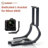 ราคา SUNWAYFOTO เฉพาะ L bracket สําหรับกล้อง Nikon D850 พร้อมแบตเตอรี่ Grip ขาตั้งกล้อง Quick Release Plate PNL D850G (55706117019)