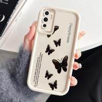 ราคา เคสสำหรับ VIVO V23E 4G V23E 5G Y75 เคสโทรศัพท์ผีเสื้อสามสีซิลิโคนกันกระแทก (55155734665)