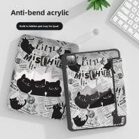 ราคา เคส iPad อะคริลิคสําหรับ iPad Air4 Air5 10 9 gen9 gen8 gen7 2020 2021 Pro11 ลูกแมว Graffiti พร้อมที่วางปากกากรณี iPad (25738061481)