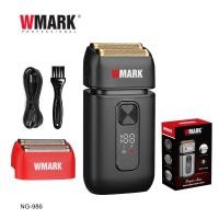 ราคา Wmark ใหม่สแตนเลสไทเทเนียมชุบสองใบมีดมีดโกนตาข่าย มีดโกนผู้ชายไฟฟ้า ของ 986 (27558025315)