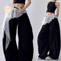 ราคา MOSSMEMA กระโปรงลูกไม้มินิ ปักดอกไม้และ pleating ลายลูกไม้ สไตล์ฮาระจุку (46457386057)