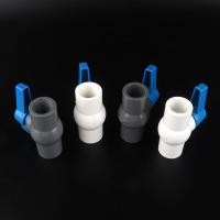 ราคา 1 PC 1 2 3 4 ด้ายหญิง PVC Ball วาล์วสวนชลประทาน PVC Connectors ภายใน Dia 20 25 32 มม วาล์ว PVC (26356694007)