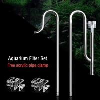 ราคา Aquarium Lily ท่อไหลออกและไหลออกด้วย Surface Skimmer Aquarium กรองสแตนเลสภายนอกกรองอุปกรณ์เสริม (50108555041)
