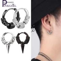 ราคา เครื่องประดับ ต่างหูสตั๊ด สเตนเลส ทรงกลม ลายมังกร สไตล์พังก์ร็อค ฮิปฮอป สําหรับผู้ชาย (25975166461)