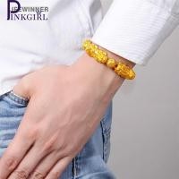 ราคา ฮวงจุ้ยทุกเพศ จี้สร้อยข้อมือปี่เซียะ สีทอง สร้อยข้อมือปี่เซียะนําโชค สีทอง ปรับได้ เครื่องประดับ สําหรับเพื่อน (25075167110)