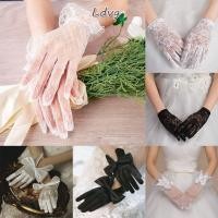 ราคา LDVG 1 คู่ถุงมือลูกไม้ Vintage Party คอสเพลย์อุปกรณ์เสริมแฟชั่นชุดเจ้าสาว Mittens (55207722447)