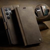 ราคา ซองหนังพลิกสําหรับ Samsung Galaxy S23 Ultra S23Ultra GalaxyS23Ultra 5G Retro รูปแบบเคสโทรศัพท์กันกระแทกช่องเสียบการ์ดวงเล็บกรณีปกหลัง (48808179089)