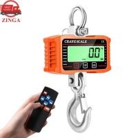 ราคา Zinga Zinga จอแสดงผล LCD แบบดิจิตอล 2000 กก เครื่องชั่งแบบยกน้ำหนักอิเล็กทรอนิกส์แบบพกพาแบบตะขอเครนสำหรับงานหนักเกรดอุตสาหกรรมเครื่องชั่งน้ำหนักพร้อมฟังก์ชันการแปลง 3 หน่วย (50159011201)