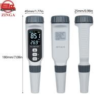 ราคา Zinga Zinga SMART SENSOR เครื่องวัด pH แบบดิจิตอลเครื่องวัดคุณภาพน้ำกันน้ำพร้อม ATC 0 14 ช่วงการวัดทดสอบสำหรับการดื่มสระว่ายน้ำตู้ปลาไฮโดรโปนิ (57208998647)