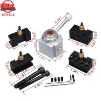ราคา Zinga Zinga เครื่องมือเปลี่ยนด่วนมินิเครื่องกลึงโลหะโพสต์ชุดอลูมิเนียมพร้อมสกรู Hex คีย์ตัดผู้ถืออุปกรณ์เสริมสำหรับเครื่องกลึง (43030155056)