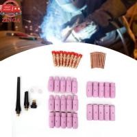 ราคา Zinga Hilitand 46 ชิ้นปืนเชื่อมอุปกรณ์เสริมสำหรับ WP 17 18 26 0 040in 1 16in 3 32in 1 8in ไฟฉายปืนอุปกรณ์ 46 ชิ้น (45506551995)