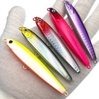 ราคา Lure เหยื่อตกปลา เหยื่อดินสอจมอยู่ใต้น้ํา ยกปาก Lure เหยื่อปลอมจมช้า Long Sinking Trembling Minnow Bass Set Hard Bait (27994618723)