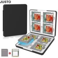 ราคา JUSTO Magnetic Game Cartridge กล่องเก็บตลับเกมสีดําพลาสติก Multi Slot ซิลิโคนกันกระแทกซิลิโคนซับตลับเกมเกราะป้องกันเกม (54558467975)
