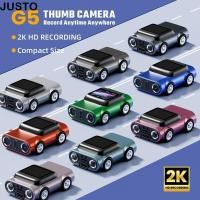 ราคา JUSTO Video Recorder 2K HD Auto Focus Cam Mini Thumb Camera ของขวัญ 130 เลนส์มุมกว้างรถรูปกล้องวิดีโอกีฬานักเรียน (51807074401)