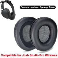 ราคา JUSTO 1 คู่หูฟังแผ่นรองหูฟัง ฟองน้ําโฟมโปรตีนหนังชุดหูฟัง Earmuff หูฟังอุปกรณ์เสริมเปลี่ยนหูเบาะสําหรับ JLab Studio หูฟังไร้สายซ่อม (43079920748)