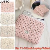 ราคา ปลอกแท็บเล็ต JUSTO 11 13 15 นิ้วแล็ปท็อปลายดอกไม้น่ารัก กระเป๋าใส่โน๊ตบุ๊คผ้า Ins สําหรับอุปกรณ์เสริมแล็ปท็อป Dell (29694371531)