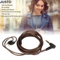 ราคา JUSTO สายอัพเกรดหูฟัง ปลั๊ก 3 5 มม 3 9ft หูฟังเปลี่ยนสาย ปลั๊กนุ่มและเล่น Lossless OFC Core สําหรับ Sennheiser IE40 เปลี่ยนสายเคเบิล (57608444770)