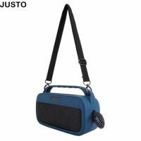 ราคา JUSTO Carrying ถุงเก็บลําโพงซิลิโคนป้องกันการตกหล่นกันกระแทก แบบพกพาพร้อมสายคล้องไหล่ป้องกันรอยขีดข่วนถุงเก็บปรับได้สําหรับ Bose SoundLink Plus Travel (56358454020)