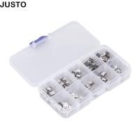 ราคา JUSTO 100 ชิ้น Micro USB Connector MINI หญิงปลั๊ก USB Jack Connector ซ่อมเปลี่ยนอะแดปเตอร์ 10 ประเภทพร้อมพอร์ตกล่องเก็บ Micro USB ซ็อกเก็ตผลิตภัณฑ์ดิจิตอล (54008765713)